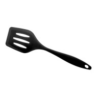 Jogo 5 Utensílios Para Cozinha De Silicone Com Suporte Preto